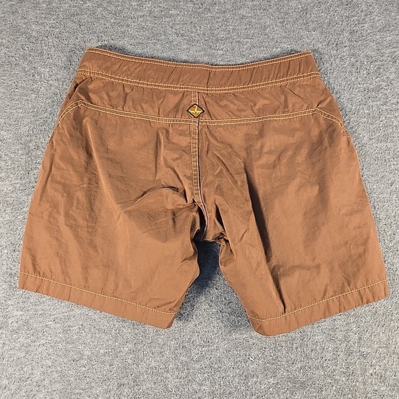 Prana Hiking Shorts Womens Large Brown Outdoor Casual Pockets Lightweight USA - Picture 3 of 7